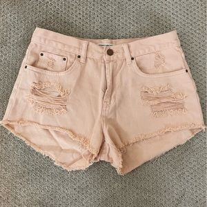 Billabong Distressed Jean Shorts